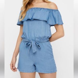 Vero Moda denim romper. Size M